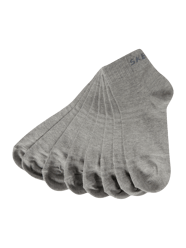 Sneakersocken mit eingewebten Label-Details im 5er-Pack von SKECHERS Grau - 23