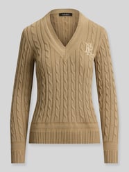regular fit pullover van katoenmix met gestikt logo van Lauren Ralph Lauren - 20