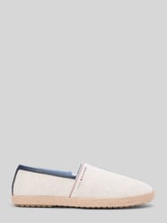 Espadrilles aus reiner Baumwolle mit Label-Schriftzug von Tommy Hilfiger - 4