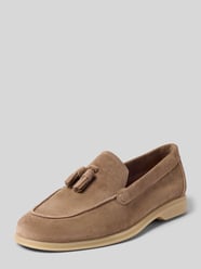Loafers met gladde zool model 'Velluto' van JOOP! SHOES Beige - 21