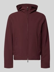 Jacke mit Kapuze und Zweiwege-Reißverschluss von Emporio Armani Bordeaux - 23
