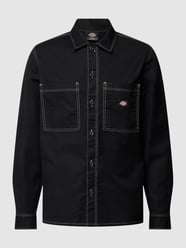 Koszula casualowa z detalem z logo model ‘FLORALA’ od Dickies Czarny - 31