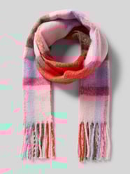 Schal mit Allover-Muster Modell 'BEA' von Pieces Pink - 44