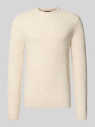 sweter z dzianiny z elastycznej mieszanki wełny o kroju regular fit od JACK & JONES Premium - 19
