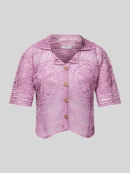 Cardigan mit Häkelspitze Modell 'NUSA' von Mango Pink - 36