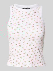 Tanktop mit gerippten Abschlüssen von Review - 10