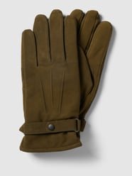 Lederhandschuhe mit verstellbarem Riegel von Barbour Grün - 7