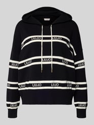 Relaxed Fit Pullover aus Viskose-Mix mit Logo-Stitching von LIU JO SPORT - 6