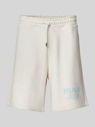 Sweatshorts mit Label-Print Modell 'Nomario' von HUGO Blue - 7