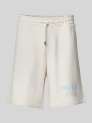 Sweatshorts mit Label-Print Modell 'Nomario' von Hugo Blue - 2