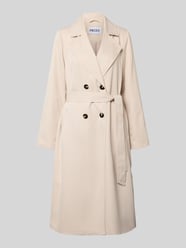 Trencz o kroju regular fit z paskiem w talii do wiązania Model 'SCARLETT' od PIECES - 21