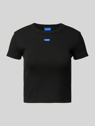 T-shirt krótki z detale z logo od Hugo Blue - 22