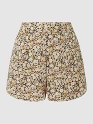 Shorts aus Viskose von Pieces Grau / Schwarz - 24