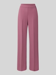 Straight Fit Stoffhose mit Bügelfalten von Rinascimento Pink - 25