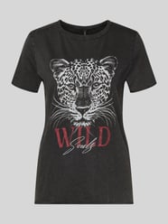 krój regular fit t-shirt z czystej bawełny 'ONLLUCY' od ONLY - 10
