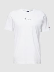 T-Shirt mit Label-Print von CHAMPION Weiß - 22