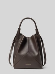 Henkeltasche mit Logo-Prägung Modell 'VICTORIA BUCKET' von Victoria Beckham Bordeaux - 13