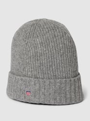 Beanie mit Label-Stitching Modell 'LINED' von Gant - 36