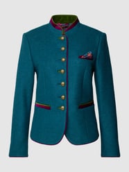 Blazer met opstaande kraag van White Label Turquoise - 16