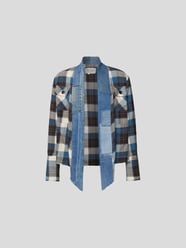 Jacke mit Brusttaschen von Greg Lauren Blau - 43