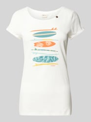 T-Shirt mit Motiv-Print von Ragwear Beige - 31