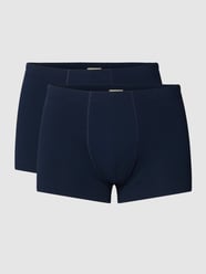 Obcisłe bokserki z elastycznym pasem w zestawie 2 szt. od Huber Bodywear Niebieski - 27