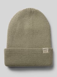 Beanie met labeldetail, model 'KINABALU' van Barts Groen - 45