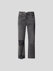 High Waist Jeans im Mom Fit von Frame Grau - 23