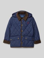 Steppjacke mit Label-Stitching und Pattentaschen von Polo Ralph Lauren Kids - 34
