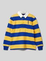 Sweatshirt met polokraag van Polo Ralph Lauren Kids Geel - 3