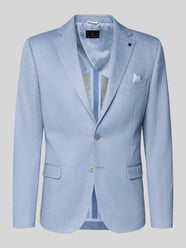 marynarka na 2 guziki o kroju slim fit z kieszeniami z patką model 'Nick' od Zuitable - 24