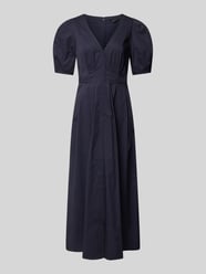 Midikleid mit V-Ausschnitt Modell 'ATENAS' von Ted Baker Blau - 32