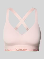 Beha met elastische band met logo van Calvin Klein Underwear Fuchsia - 37