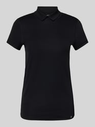 Slim fit T-shirt met polokraag van Marc Cain - 18