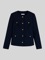 Slim fit korte blazer met viscose van Tommy Hilfiger - 48