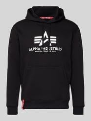 Hoodie mit Label-Print von Alpha Industries - 17