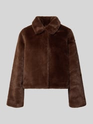 Jacke aus Kunstfell mit Umlegekragen von Milano Italy - 12