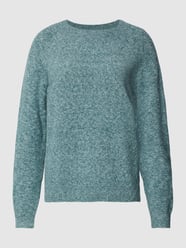 Gebreide pullover met ronde hals, model 'RICA' van Only Groen - 10