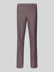 Spodnie garniturowe o kroju slim fit z mieszanki żywej wełny model „HESTEN253X” od HUGO - 21