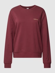 Sweatshirt mit Label-Stitching von Calvin Klein Underwear Bordeaux - 8