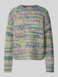 Strickpullover mit Rundhalsausschnitt von Jake*s Collection Pink - 29