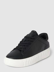 Sneakersy z podeszwą na platformie model ‘NEW CUPSOLE’ od Tommy Jeans Czarny - 21