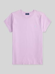 T-shirt z wyhaftowanym logo od Polo Ralph Lauren - 21