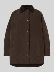 Oversized lange gewatteerde jas met corduroy kraag, model 'PEPATO' van Weekend Max Mara - 11