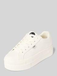 Sneakersy z podeszwą na platformie model 'PAIRED' od Buffalo - 4