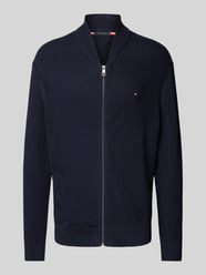 Regular Fit Strickjacke mit Reißverschluss von Tommy Hilfiger Blau - 26