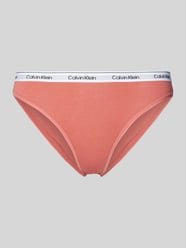 Slip mit Label-Bund von Calvin Klein Underwear Rot - 35