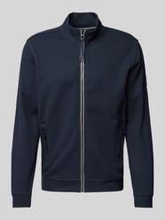 Sweatjacke mit Reißverschlusstaschen von Lerros Blau - 26