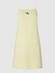 Kleid aus Chiffon mit Logo-Print  von Calvin Klein Jeans Gelb - 25