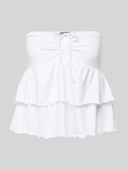 Bandeau-Top im Stufen-Look mit Schnürung von REVIEW - 11